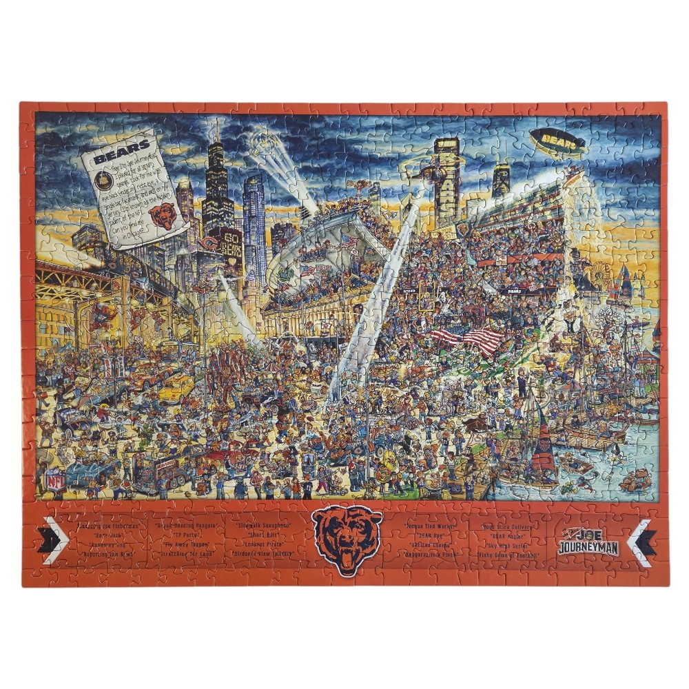 NFL Chicago Bears Joe Journeyman Search Jigsaw Puzzle, 500 Piecss - Picture 3 of 9